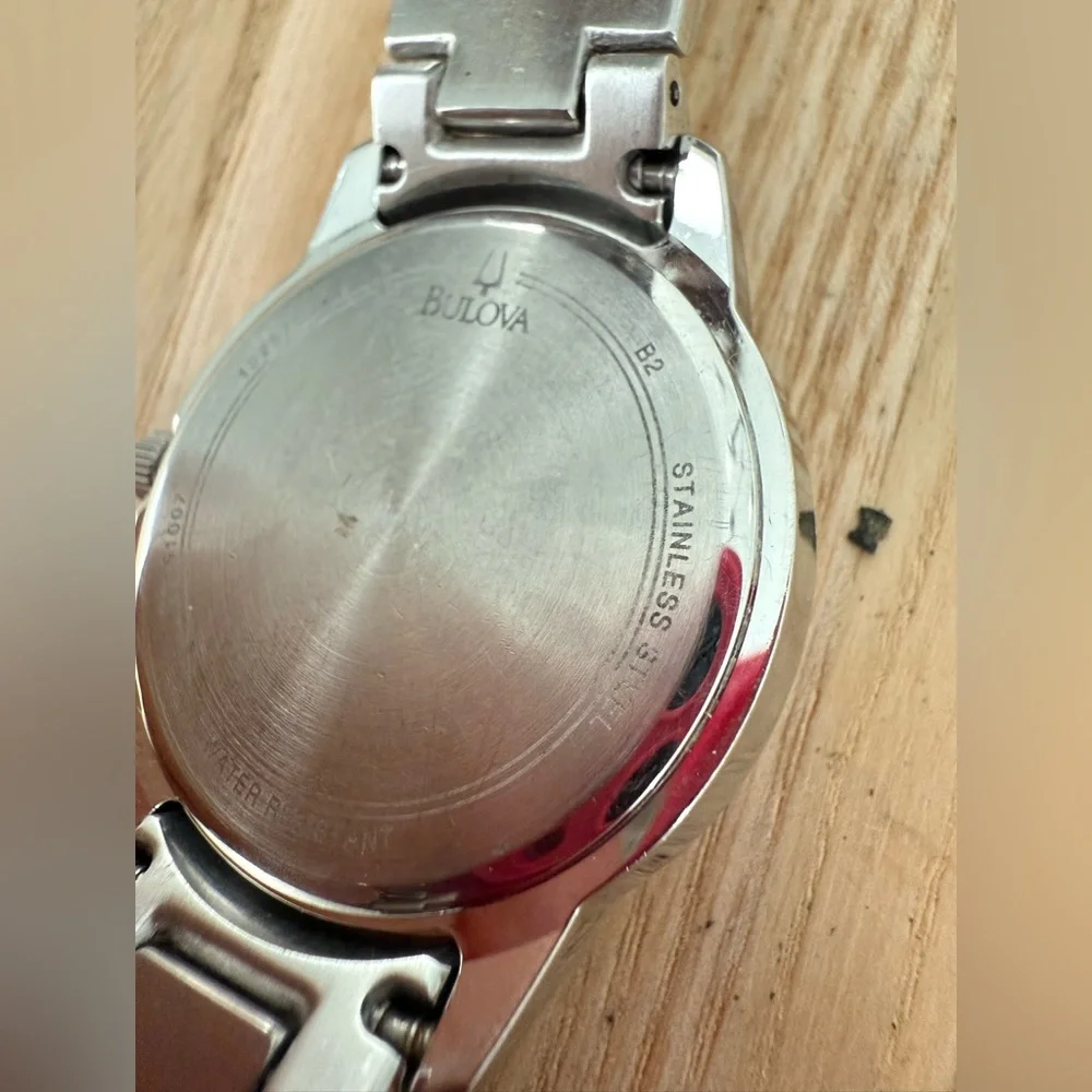 Bulova ladies stainless steel